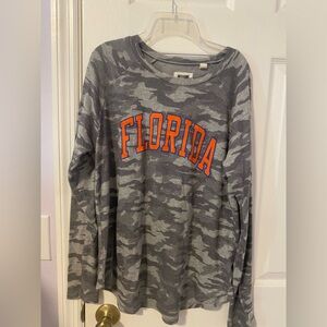 march madness Florida gators go go go super soft long sleeve camo print